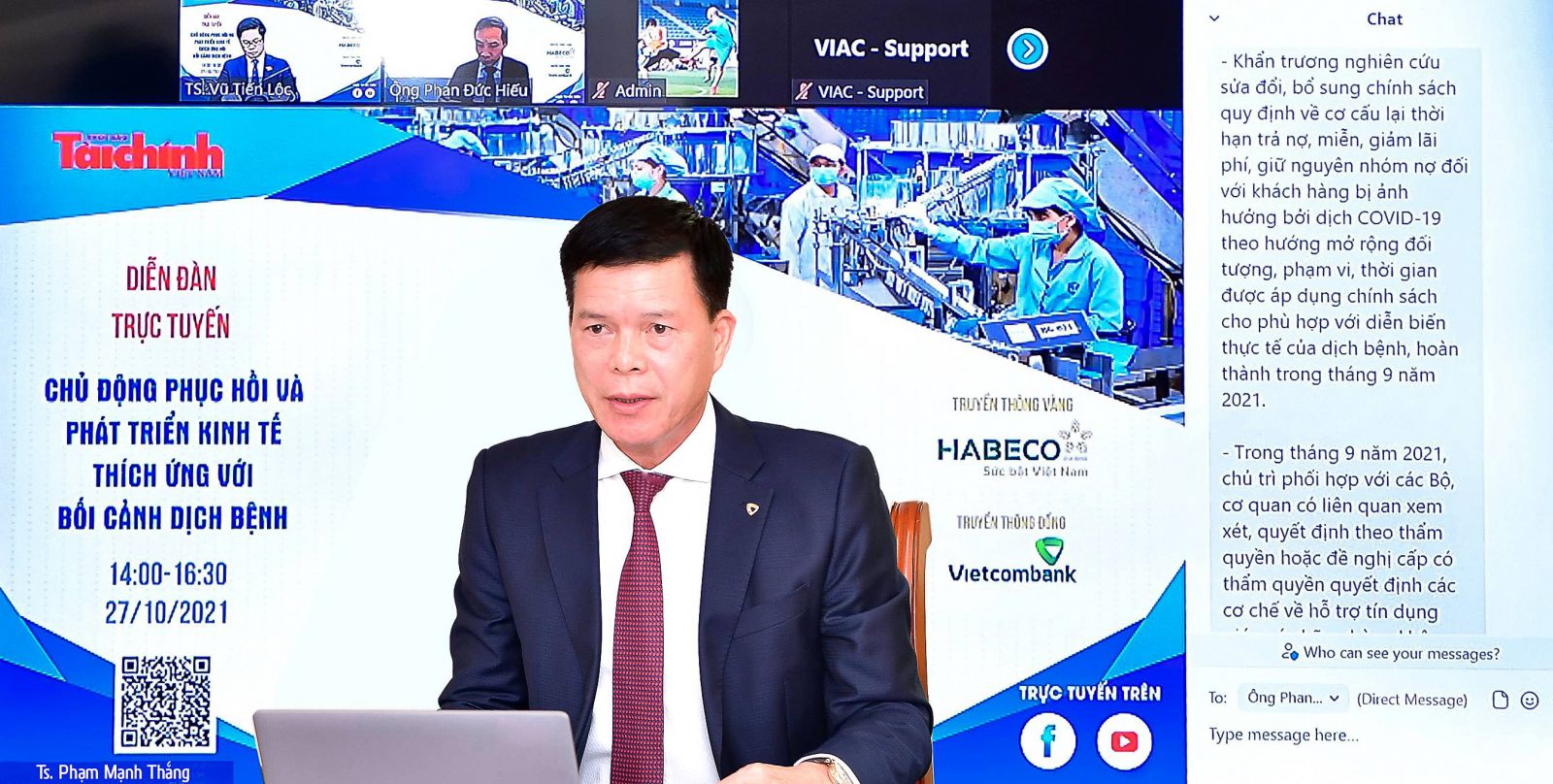Phó Tổng giám đốc Vietcombank Phạm Mạnh Thắng đã chia sẻ