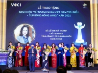 Chủ tịch VNI nhận danh hiệu Nữ doanh nhân Việt Nam tiêu biểu năm 2021