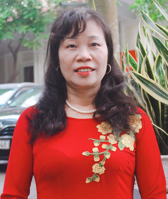 bà Phạm Thị Hồng Thuỷ, Chủ tịch Hiệp hội Doanh nghiệp tỉnh Vĩnh Phúc 
