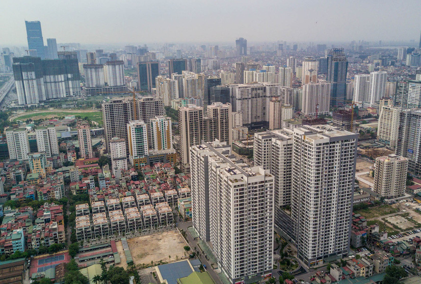Quá trình đô thị hóa quá nhanh đang khiến cho không gian xanh của Hà Nội ngày một thu hẹp (Ảnh: Internet)