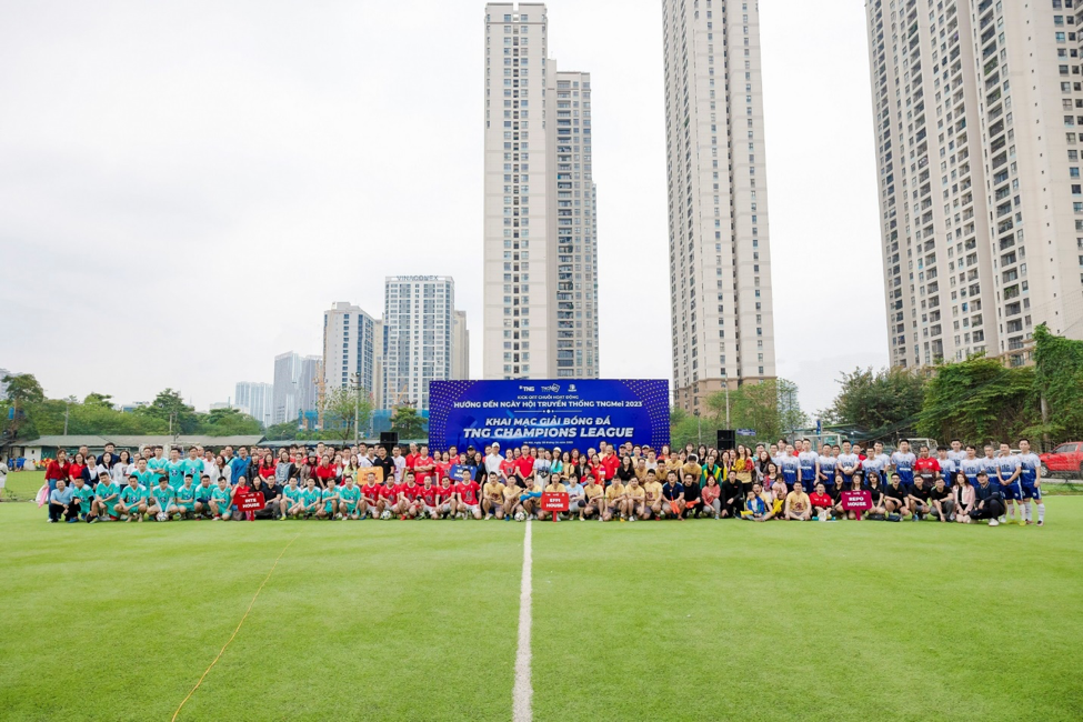 Giải bóng đá hướng đến Ngày hội Truyền thống năm nay của TNG Holdings Vietnam. 