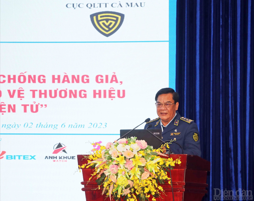 ông Huỳnh Vũ Phong – Thường trực Ban chỉ đạo 389 Cà Mau – Cục trường Cục QLTT Cà Mau