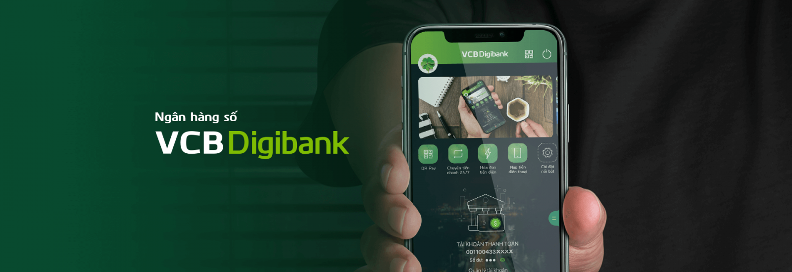 VCB Digibank tung ra khuyến mại giảm tới 100.000 đồng khi người dùng giao dịch tại các tính năng sau: Mã VNPAY100 giảm 100.000 đồng và Mã VNPAY50 giảm 50.000 đồng khi đặt “Vé xem phim”, “Vé xe”.