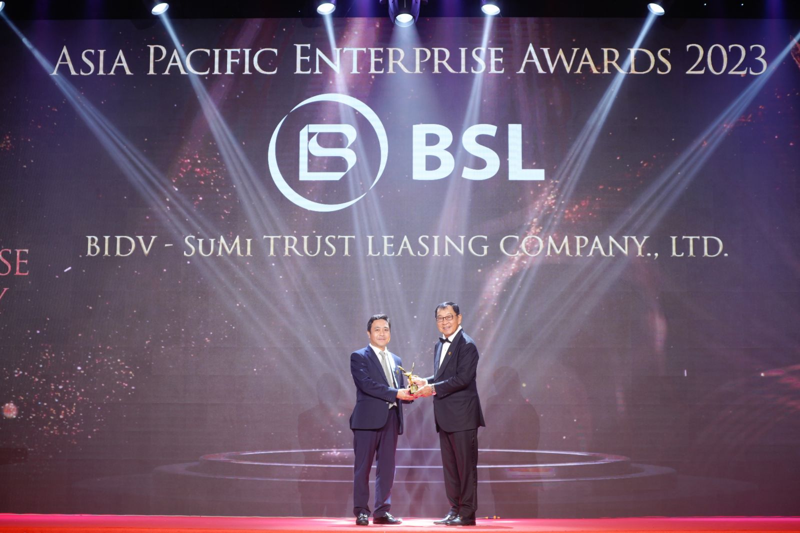 BSL nhận giải thưởng “Doanh nghiệp tăng trưởng nhanh” tại Lễ trao giải Asia Pacific Enterprises Award (APEA) 2023