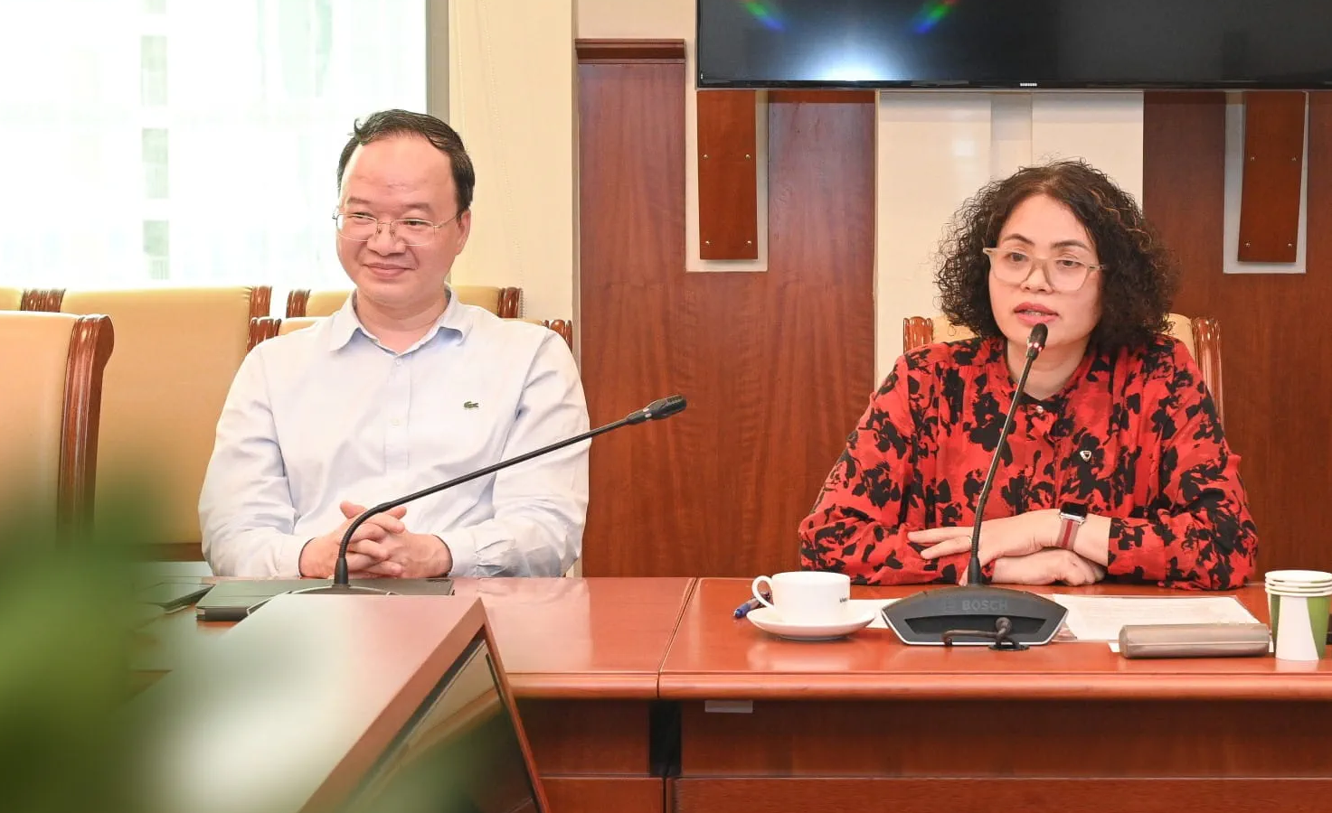 bà Đinh Thị Thái - Phó Tổng Giám đốc, Trưởng Ban triển khai Dự án