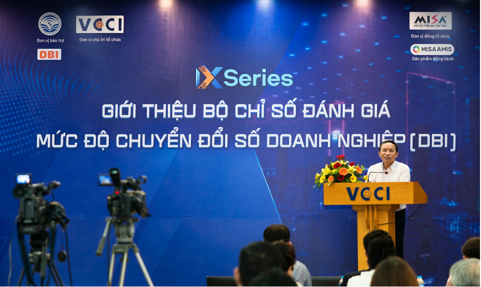 Ông Nguyễn Trọng Đường, Phó Vụ trưởng phụ trách Vụ Quản lý doanh nghiệp, Bộ Thông tin – Truyền thông phát biểu tại sự kiện