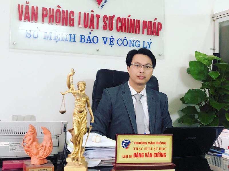 Luật sư Đặng Văn Cường, Trưởng văn phòng Luật sư Chính Pháp, Đoàn Luật sư TP. Hà Nội