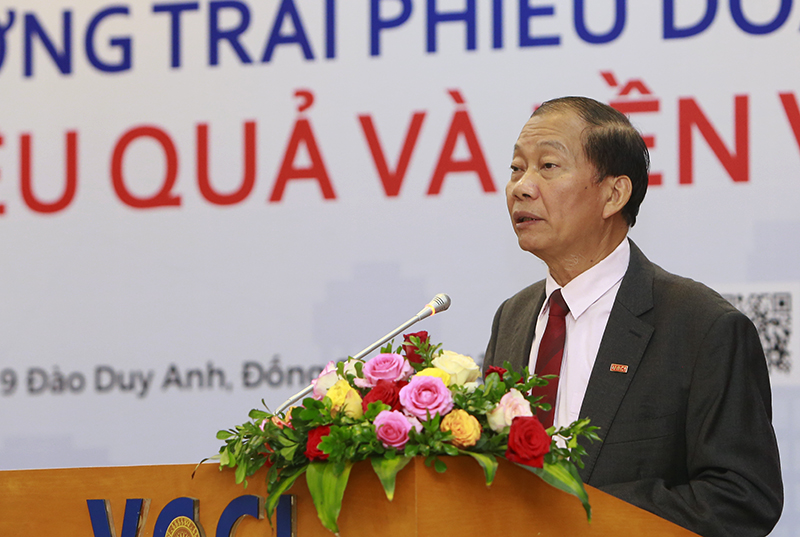 Ông Hoàng Quang Phòng, Phó chủ tịch thường trực Phòng Thương mại và Công nghiệp Việt Nam (VCCI) 
