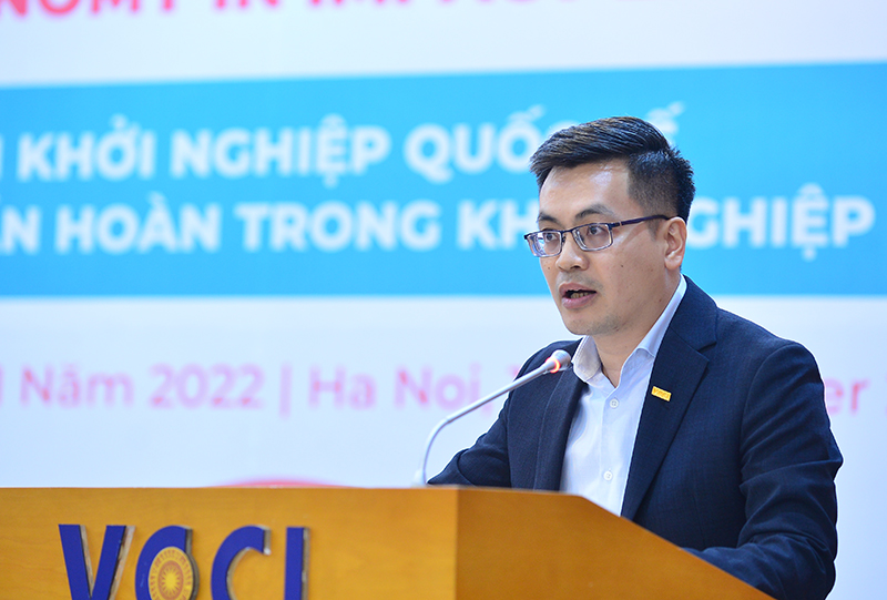 Ông Nguyễn Tiến Huy, Giám đốc Văn phòng doanh nghiệp vì sự Phát triển bền vững (SD4B), Liên đoàn Thương mại và Công nghiệp Việt Nam (VCCI) 