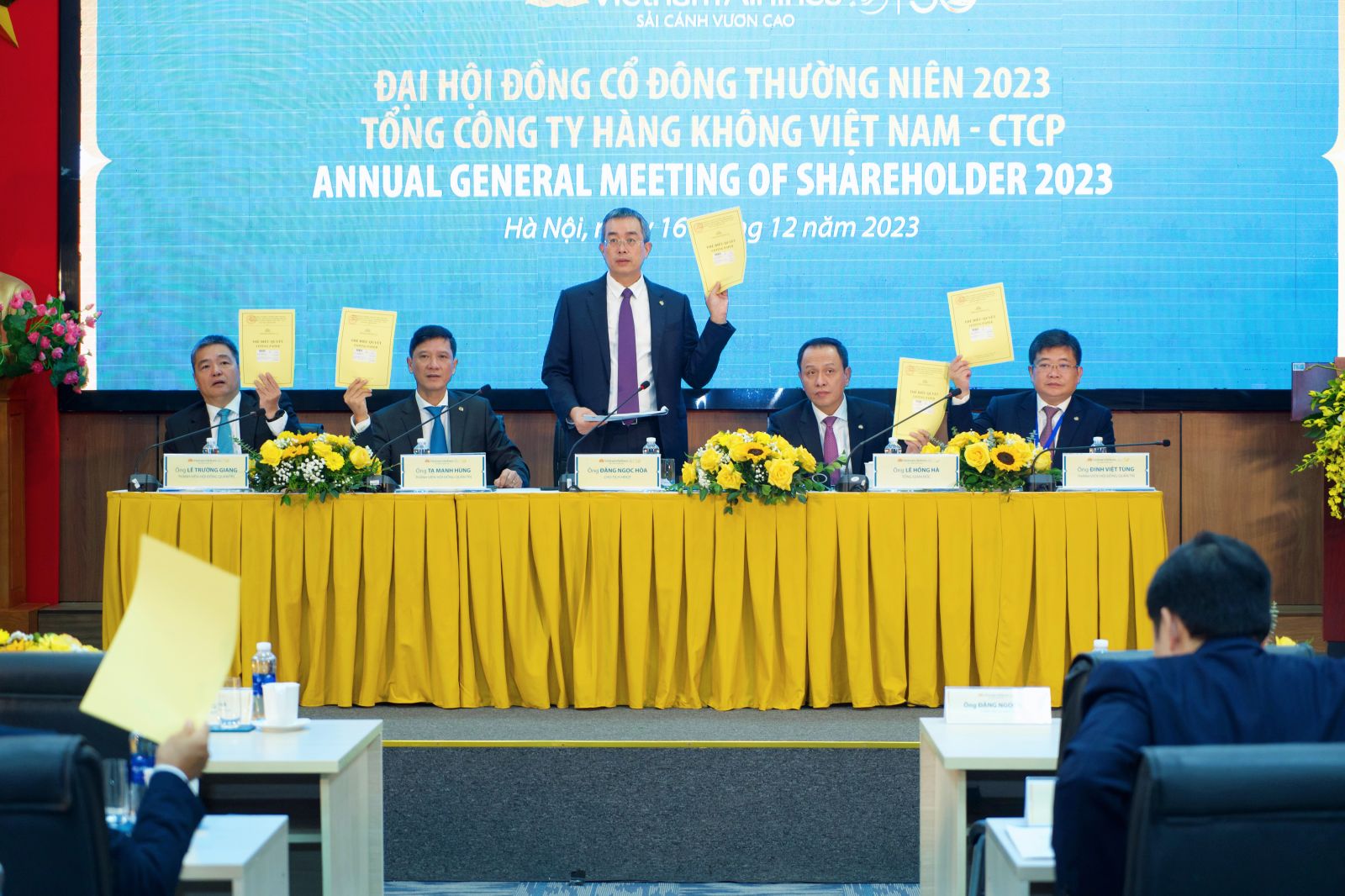 Tổng công ty Hàng không Việt Nam (Vietnam Airlines) đã tổ chức thành công kỳ họp Đại hội đồng cổ đông thường niên năm 2023