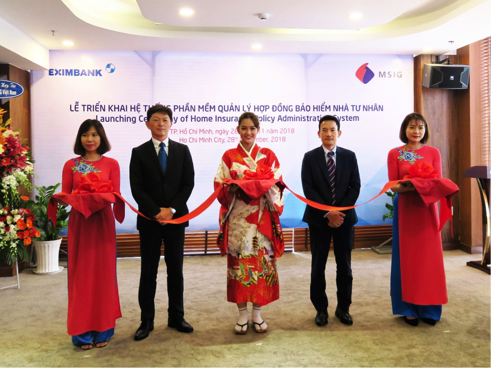 Đại diện MSIG Việt Nam hợp tác cùng Eximbank triển khai hệ thống phần mềm quản lý hợp đồng bảo hiểm tư nhân