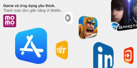 Ví Điện tử MoMo được dùng làm phương thức thanh toán cho App Store và các dịch vụ Apple khác tại Việt Nam