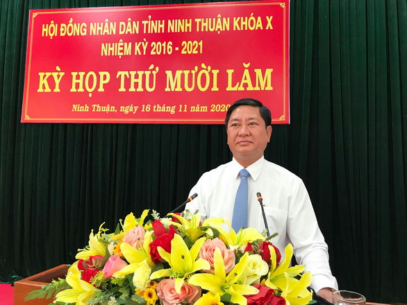 Ông Trần Quốc Nam, Phó bí thư Tỉnh ủy (nhiệm kỳ 2020-2025), trưởng Ban Tổ chức Tỉnh ủy, giữ chức chủ tịch UBND tỉnh Ninh Thuận