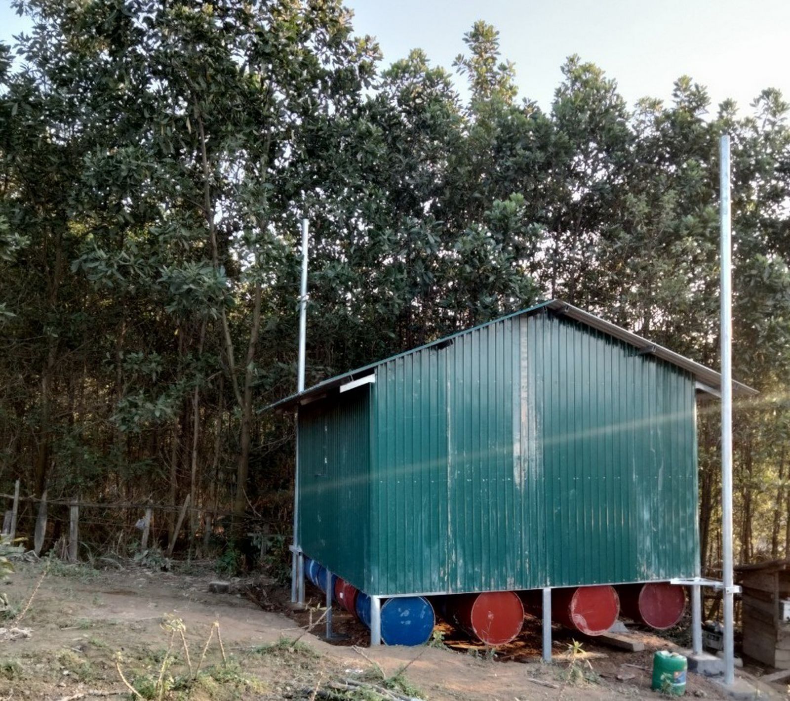 Hình ảnh nhà chống lũ được PV GAS D tặng đồng bào xã Tân Hóa, huyện Minh Hóa, Quảng Bình