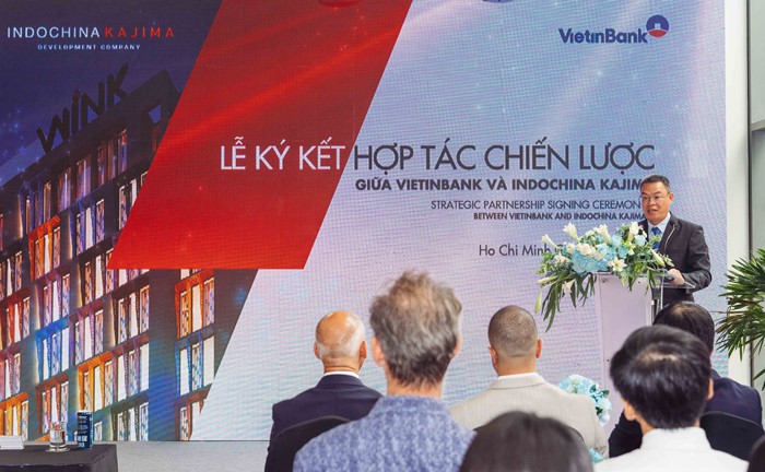 Ông Trần Minh Bình - Thành viên HĐQT kiêm Tổng Giám đốc VietinBank tin tưởng rằng thỏa thuận hợp tác sẽ mở ra nhiều cơ hội phát triển mới giữa VietinBank và Tập đoàn Indochina Kajima