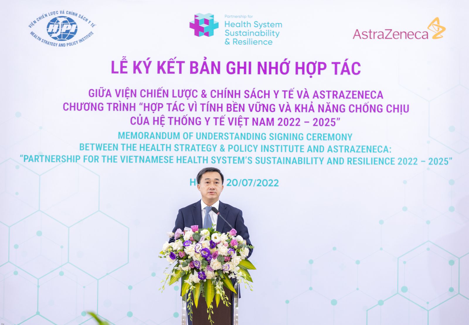 GS.TS.Trần Văn Thuấn, Thứ trưởng Bộ Y tế phát biểu tại Lễ ký kết