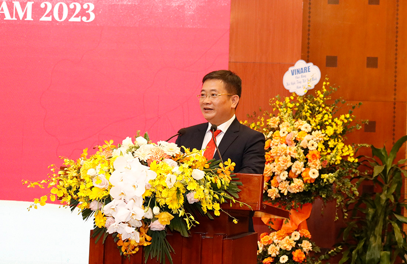 Ông Đinh Việt Tùng - Chủ Tịch HĐQT phát biểu tại Hội nghị