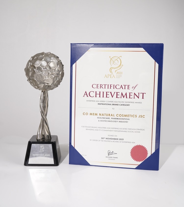 Cỏ Mềm giành Giải thưởng Thương hiệu truyền cảm hứng châu Á 2021