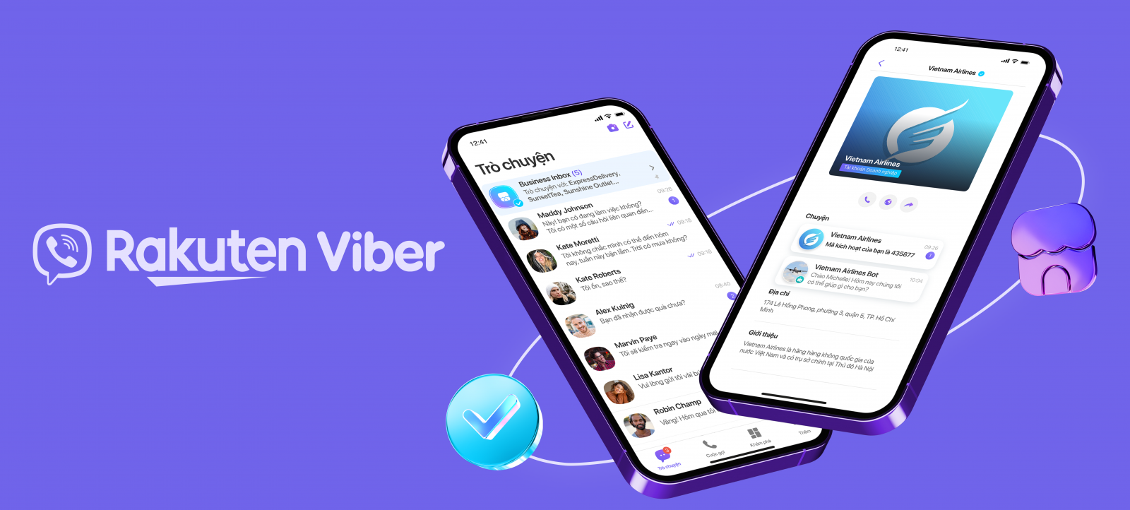 Gần đây, Viber đã đề nghị các nhãn hàng tạo tài khoản chính thức để gửi đi những tin nhắn doanh nghiệp.