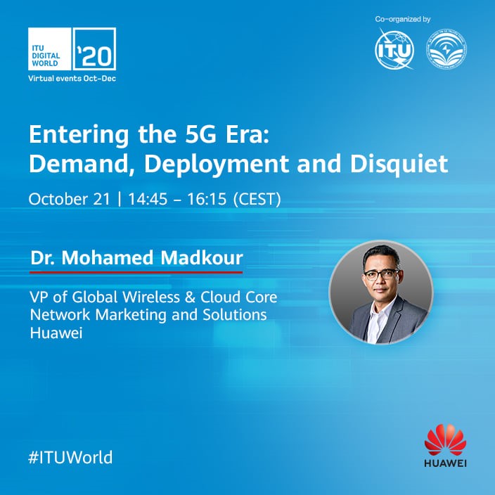 Ông Mohamed Madkour tham gia phiên thảo luận giữa các chuyên gia với chủ đề “Bước vào kỷ nguyên 5G nhu cầu, triển khai và yêu cầu”