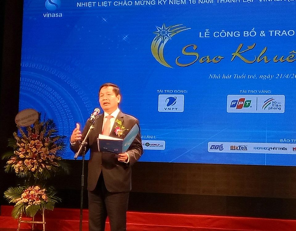 Ông Trương Gia Bình, Chủ tịch VINASA, Trưởng Ban Tổ chức chương trình Danh hiệu Sao Khuê