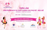 23-25/12: Triển lãm sản phẩm dành cho phụ nữ, mẹ & bé lần đầu tiên tại Việt Nam