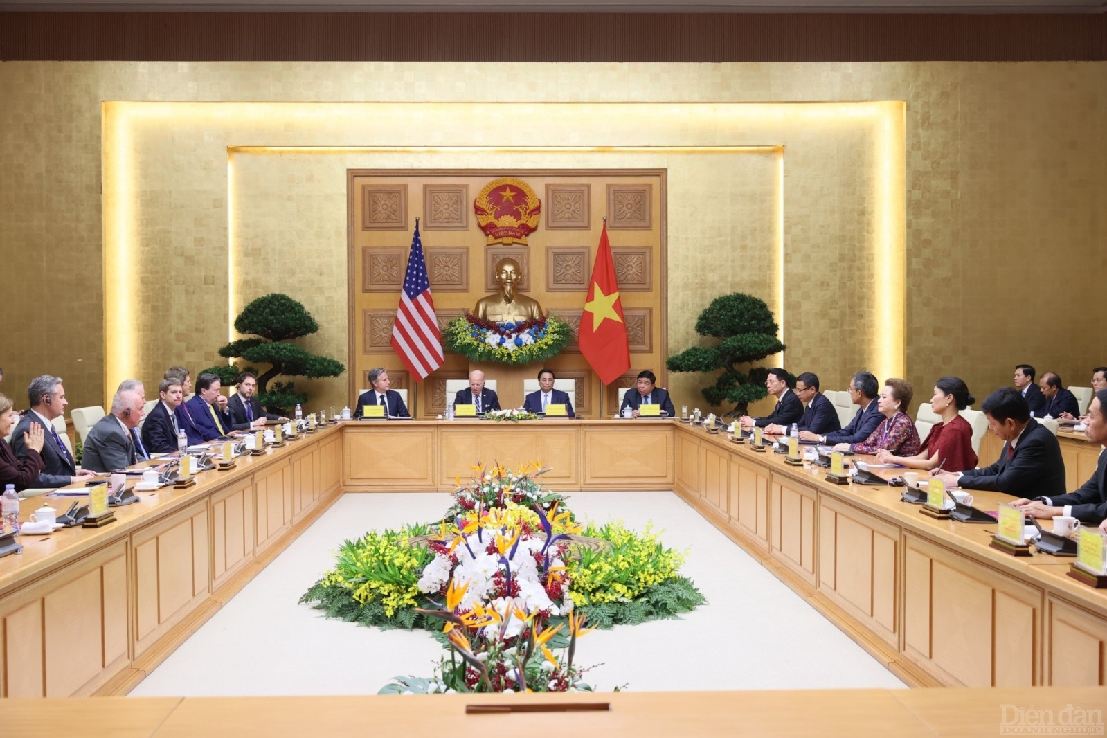 Hội nghị Cấp cao Việt Nam - Mỹ về Đổi mới Sáng tạo và Đầu tư tổ chức tại Hà Nội.
