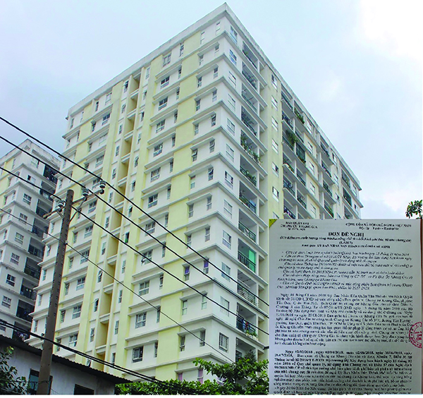 p/Chung cư Khang Gia Tân Hương (quận Tân Phú, TP.HCM) nơi xảy ra cuộc chiến quỹ bảo trì chung cư kéo dài dai dẳng, ảnh nhỏ đơn đề nghị lần 7