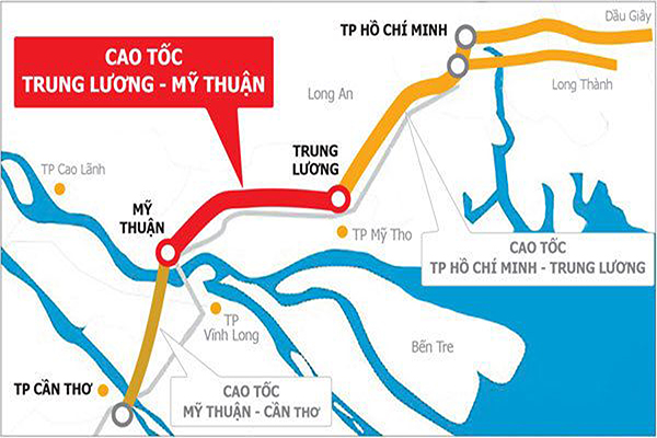 p/Dự án cao tốc Trung Lương - Mỹ Thuận khởi công năm 2009, đến nay mới đạt 15,8% khối lượng công việc.