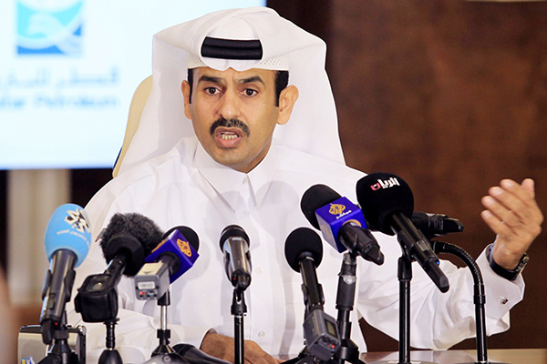 p/Qatar đã nói lời chia tay với OPEC, tiếp theo có thể là Iraq và Venezuela. (Bộ trưởng Năng lượng Qatar Saad al-Kaabi thông báo quyết định rút khỏi OPEC. Ảnh:p/Reuters)