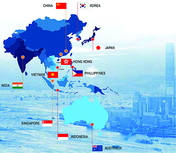 p/Mỹ sẽ công bố chiến lược Ấn Độ- Thái Bình Dương mới tại Diễn đàn Shangri-la vào cuối tháng 5 này ở Singapore. Ảnh: Các quốc gia thuộc vùng kinh tế Ấn Độ - Thái Bình Dương
