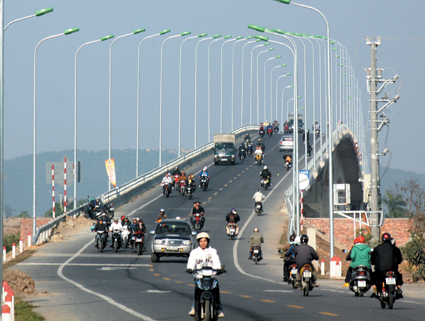 Cầu Khuể nối liền hai huyện An Lão và Tiên Lãng, Hải Phòng
