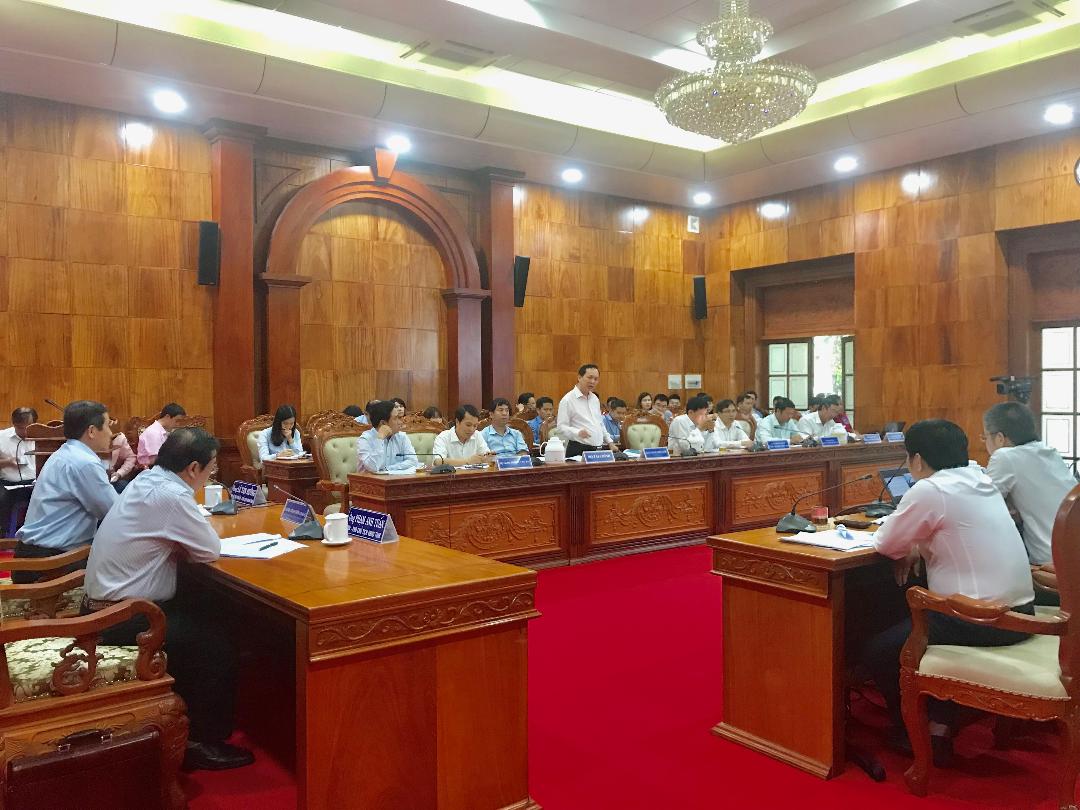 UBND tỉnh Tiền Giang chủ trì cuộc họp giữa các bên