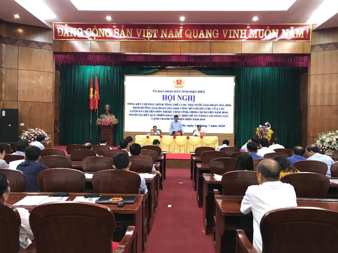 ông Lê Thành Đô, Phó Chủ tịch UBND tỉnh Điện Biên đánh giá kết quản triển khai thực hiện Đề án Nâng cao năng lực cạnh tranh tỉnh Điện Biên năm 2019
