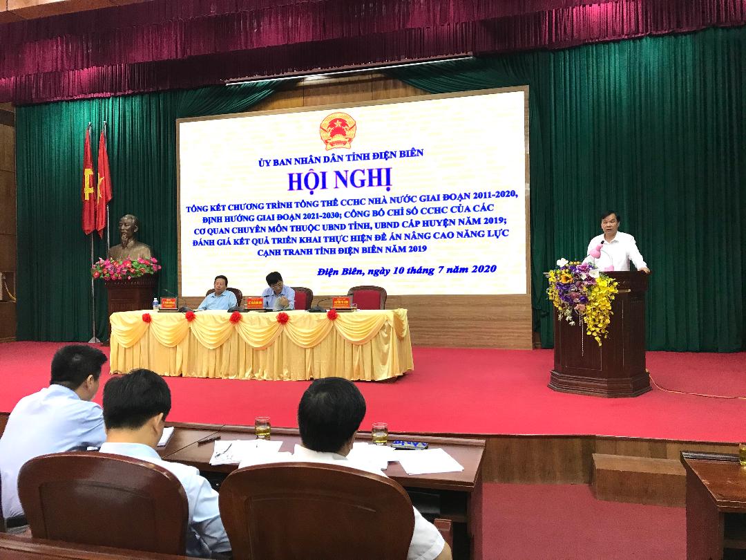 ông Nguyễn Phi Sông, Giám đốc Sở Kế hoạch và Đầu tư tỉnh Điện Biên đưa ra các giải pháp để nâng cao PCI