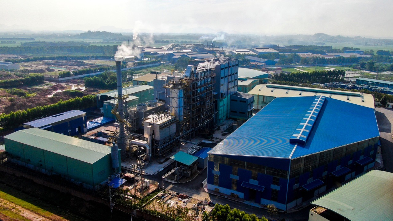 Nhà máy GCEP (Green Star CRE Energy Plant) đặt tại Công ty TNHH Ngôi Sao Xanh tại Quế Võ, Bắc Ninh