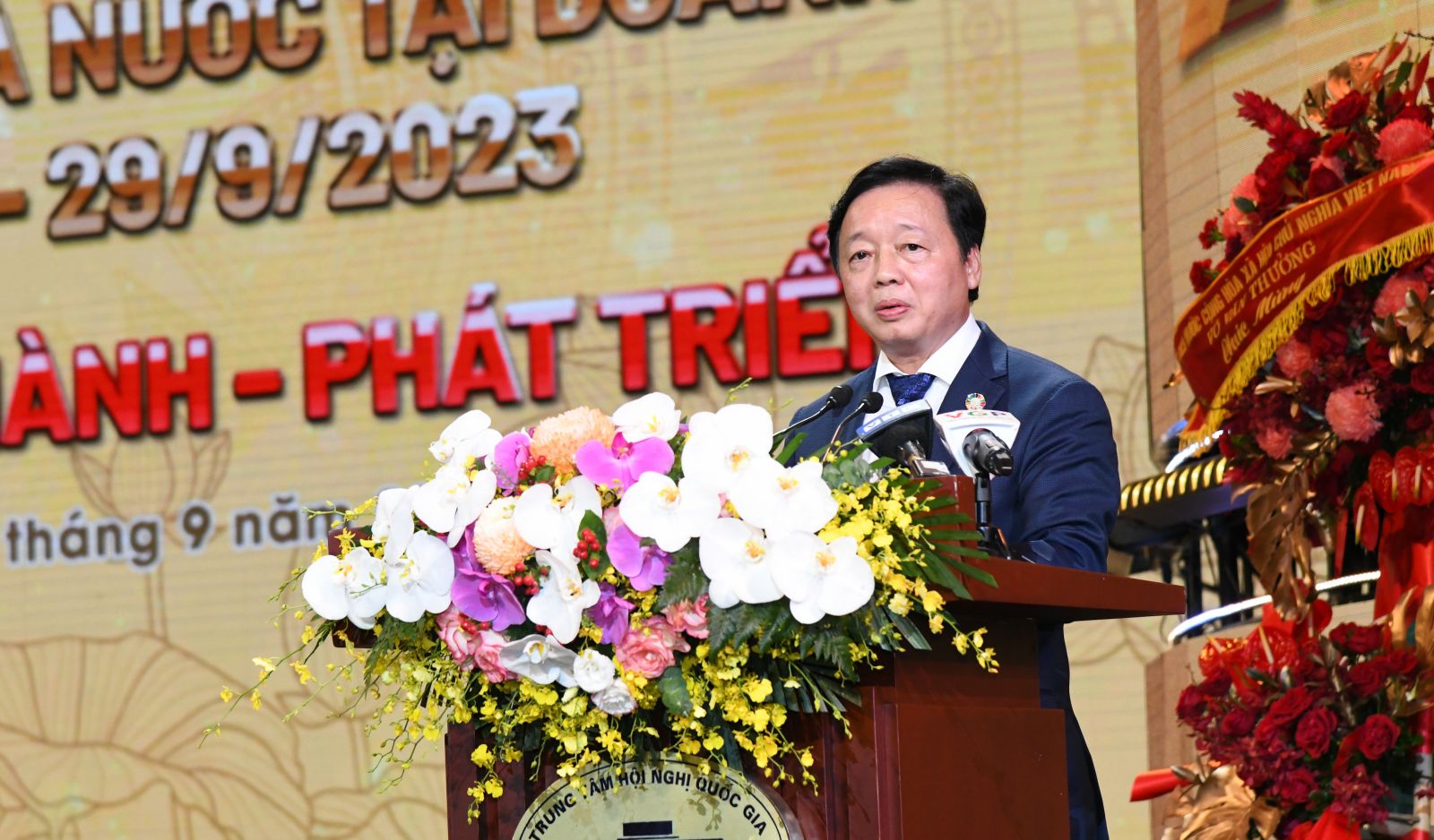 Phó Thủ tướng Chính phủ Trần Hồng Hà phát biểu tại Lễ kỷ niệm