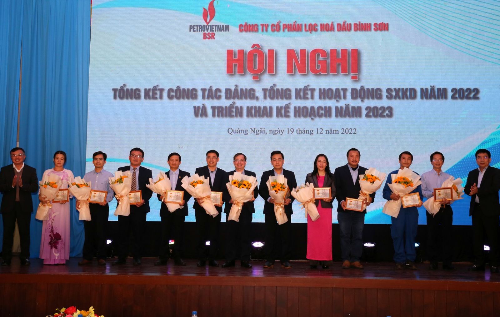Tổng Giám đốc BSR Bùi Ngọc Dương báo cáo tổng kết tình hình SXKD năm 2022 và đề ra nhiệm vụ, kế hoạch 2023.