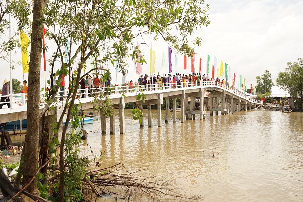Cầu nối yêu thương số 18 Kiên Giang khánh thành ngày 11.8