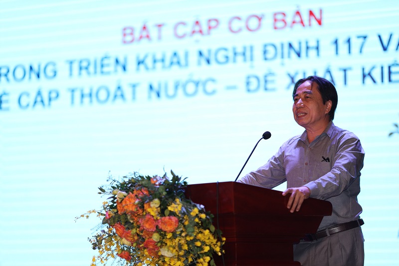 TS. Trần Anh Tuấn, Phó Chủ tịch Hội Cấp thoát nước Việt Nam chia sẻ về việc tháo gỡ nút thắt ngành cấp thoát nước