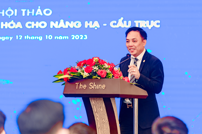 Ông Chu Minh Cương – Tổng Giám đốc HGA phát biểu khai mạc hội thảo