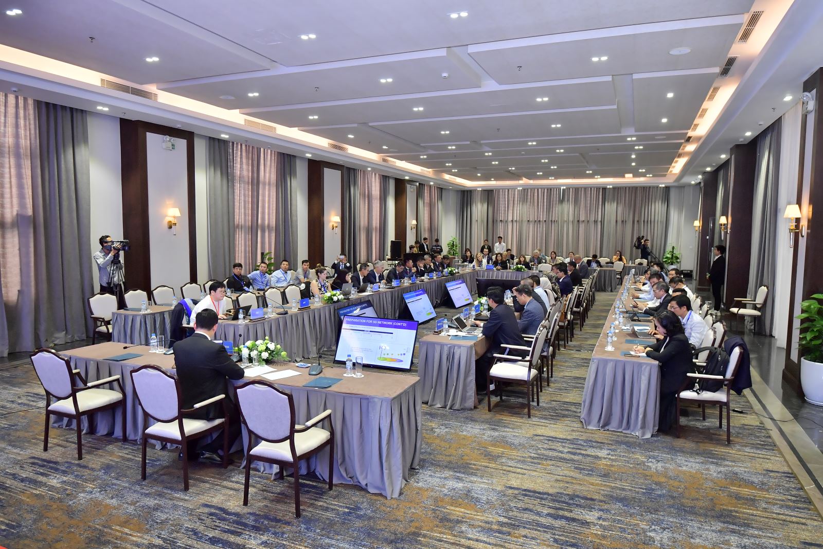 Quang cảnh hội thảo ASEAN về kinh nghiệm phát triển và khai thác nền tảng số cho chính phủ số.