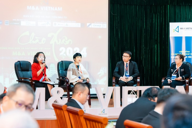 Các chuyên gia thảo luận về M&A doanh nghiệp tại Chương trình Chào Xuân 2024 do M&A Việt Nam tổ chức