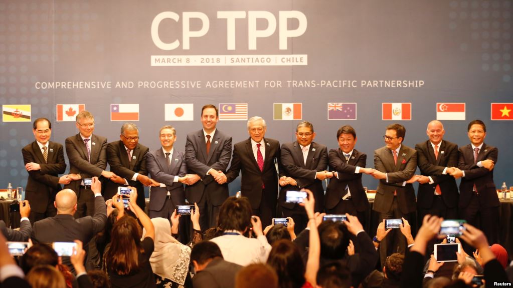 Thái Lan sẽ nộp đơn trong tháng 3 để tham gia hiệp định thương mại tự do xuyên Thái Bình Dương CPTPP (TPP-11), nhằm đảm bảo không bị các đối thủ trong khu vực bỏ lại phía sau.