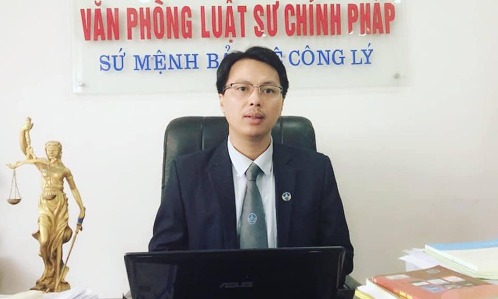  luật sư Đặng Văn Cường, Trưởng văn phòng Luật sư Chính Pháp, Đoàn Luật sư Thành phố Hà Nội.