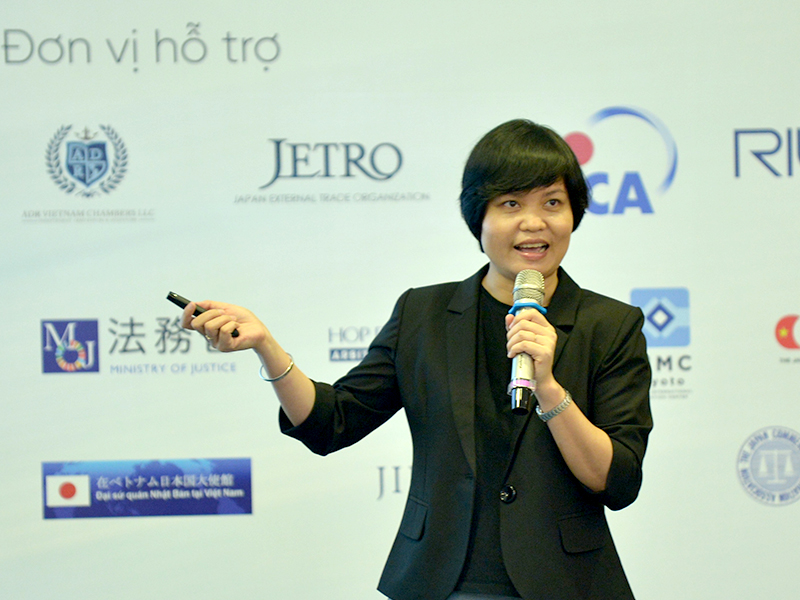 bà Nguyễn Thị Thu Trang, Giám đốc Trung tâm WTO và Hội nhập, Phòng Thương mại và Công nghiệp Việt Nam.