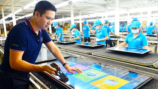 Bộ Công an cho rằng việc các sản phẩm của Asanzo ghi nhãn mác “xuất xứ Việt Nam”p/là không sai. Ảnh: Internet