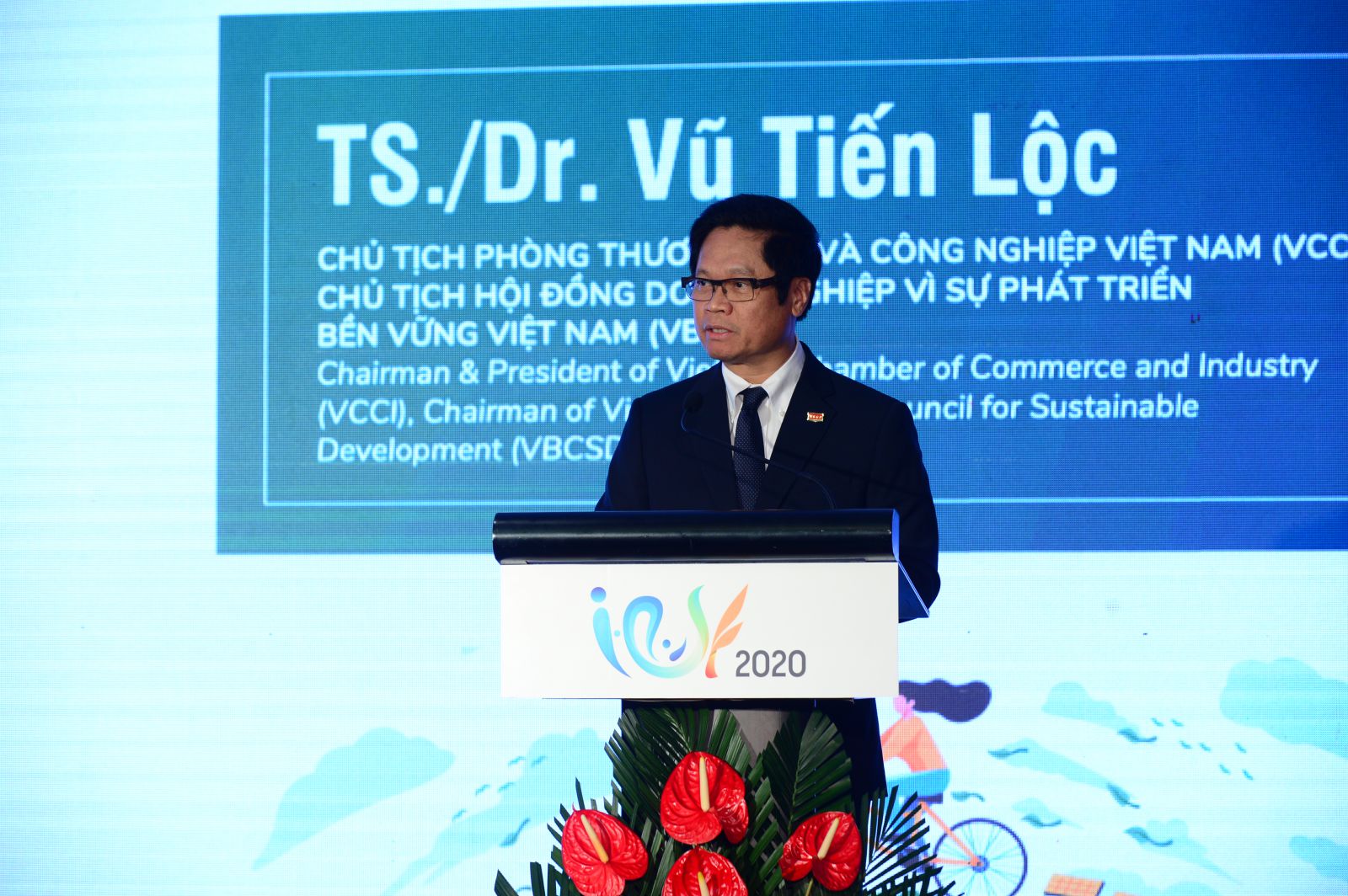 TS Vũ Tiến Lộc tại Hội thảo chuyên đề “Thúc đẩy Kinh tế tuần hoàn: Vì một thập niên tăng trưởng xanh và bền vững.
