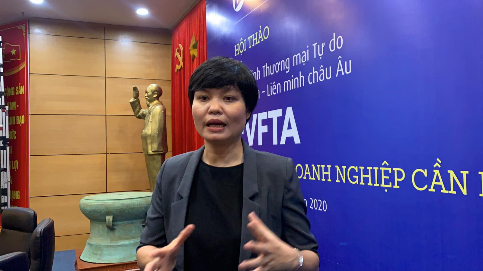 Bà Nguyễn Thị Thu Trang, Giám đốc Trung tâm WTO và Hội nhập.