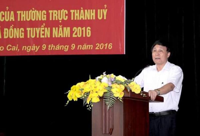 Ông Nguyễn Quang Huy khi chưa bị khởi tố.